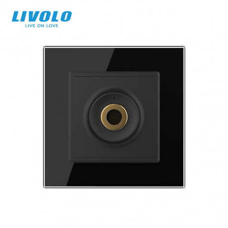 Бесконтактный выключатель 1 сенсор Livolo черный Sense (VL-C7FCU1-2BP)