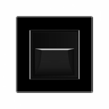 Светильник для лестниц подсветка пола Livolo черный стекло (722800612)
