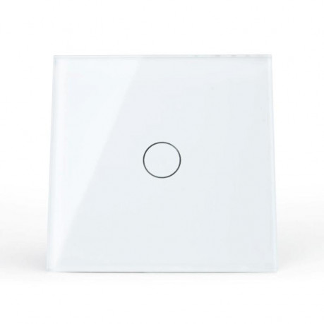 Сенсорная мастер-кнопка мастер-выключатель Livolo цвет белый стекло (VL-C701H-11)