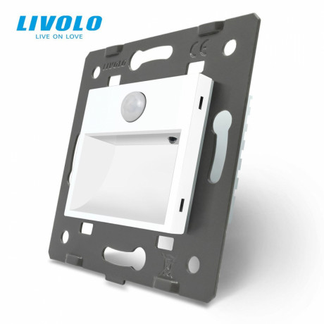 Механизм светильник для лестниц подсветка пола с датчиком движения Livolo белый (VL-FCL-2WP)