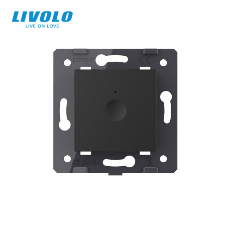 Механизм сенсорный выключатель Sense 1 сенсор Livolo черный (782000112)