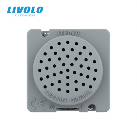 Механизм Bluetooth 5.0 колонка белый Livolo (VL-FCF-2WP)