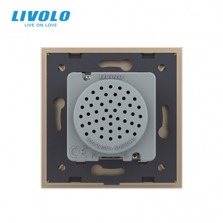 Bluetooth 5.0 колонка Livolo золото (VL-C7-FCF-2AP)