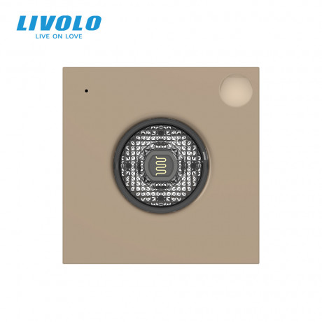 Умный механизм датчик звука и освещенности Livolo золотой ZigBee (VL-FCJZ-2AP)