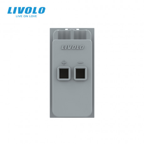 Механизм розетка Hi-Fi аудио Livolo черный (VL-FCSD-1BPS01)