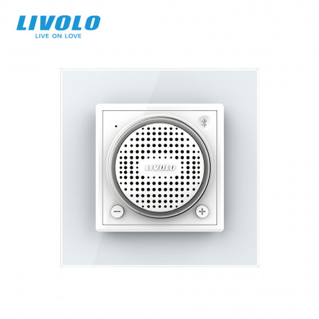 Bluetooth 5.0 колонка белый Livolo (VL-C7-FCF-2WP)