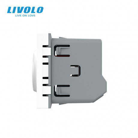 Механизм бесконтактный выключатель 1 сенсор Sense Livolo белый (VL-FCU1-2WP)