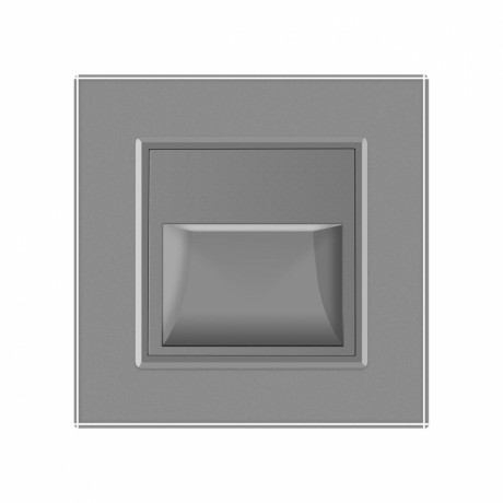 Светильник для лестниц подсветка пола Livolo серый стекло (722800615)