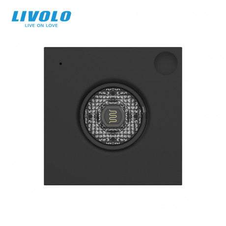Умный механизм датчик звука и освещенности Livolo черный ZigBee (VL-FCJZ-2BP)