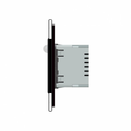 Светильник для лестниц подсветка пола с датчиком движения Livolo черный стекло (722800512)