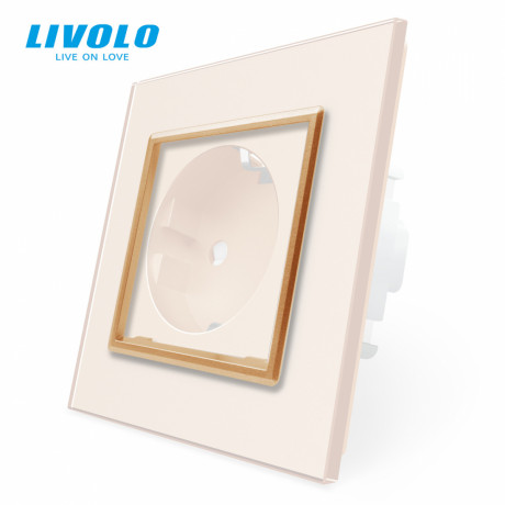 Ободок розетки Livolo золото (VL-DF101-13)