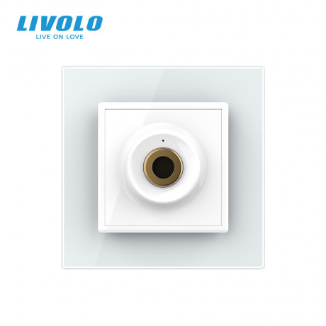 Бесконтактный выключатель 1 сенсор белый Sense Livolo (VL-C7FCU1-2WP)