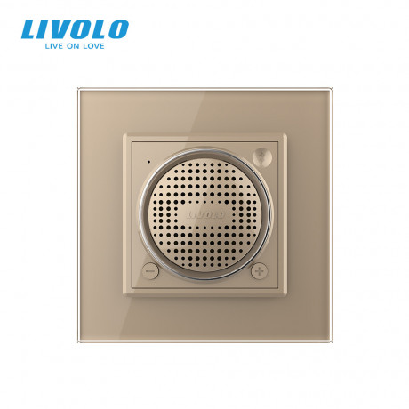 Bluetooth 5.0 колонка Livolo золото (VL-C7-FCF-2AP)