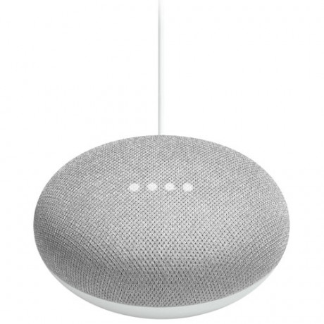Голосовой ассистент Google Home Mini. Светло-серый