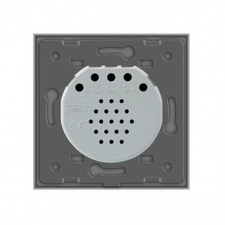 Сенсорный диммер с защитой от брызг 1 сенсор Livolo серый стекло (VL-C701D-IP-15)