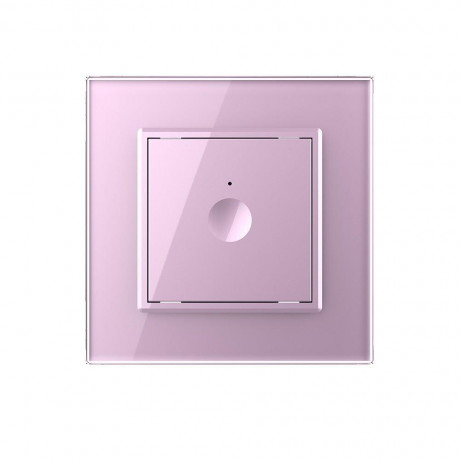 Сенсорный выключатель Sense 1 сенсор Livolo розовый (722000117)