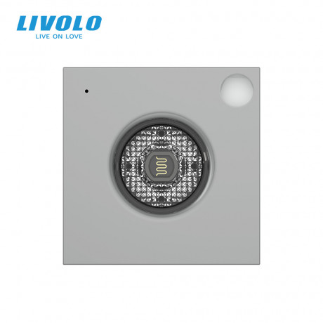 Умный механизм датчик звука и освещенности Livolo серый ZigBee (VL-FCJZ-2IP)